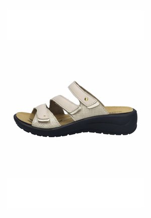 Josef Seibel ANNECY - Pantolette flach - creme kombi