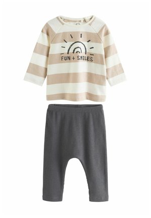 REGULAR FIT - 2 PIECE SET - Sweatshirt - monochrome slogan