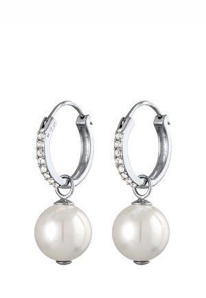 SPARKLING ELEGANCE - MIT KRISTALLEN VON SWAROVSKI® - Øreringe - silberfarben
