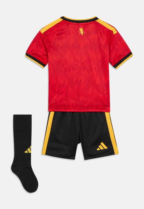 adidas BELGIUM HOME MINIKIT SET UNISEX - Sports T-shirt - red/bold gold-coloured — foto 2