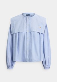 BIB COTTON OXFORD SHIRT - Košilová halenka  - blue