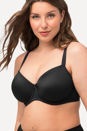 Ulla Popken, GROSSE - LARISSA - VERSTELLBARE TRÄGER - Bügel BH - black