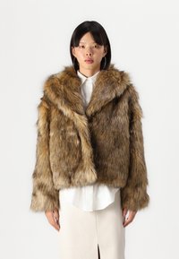 Gina Tricot Kratki kaputi - brown melange