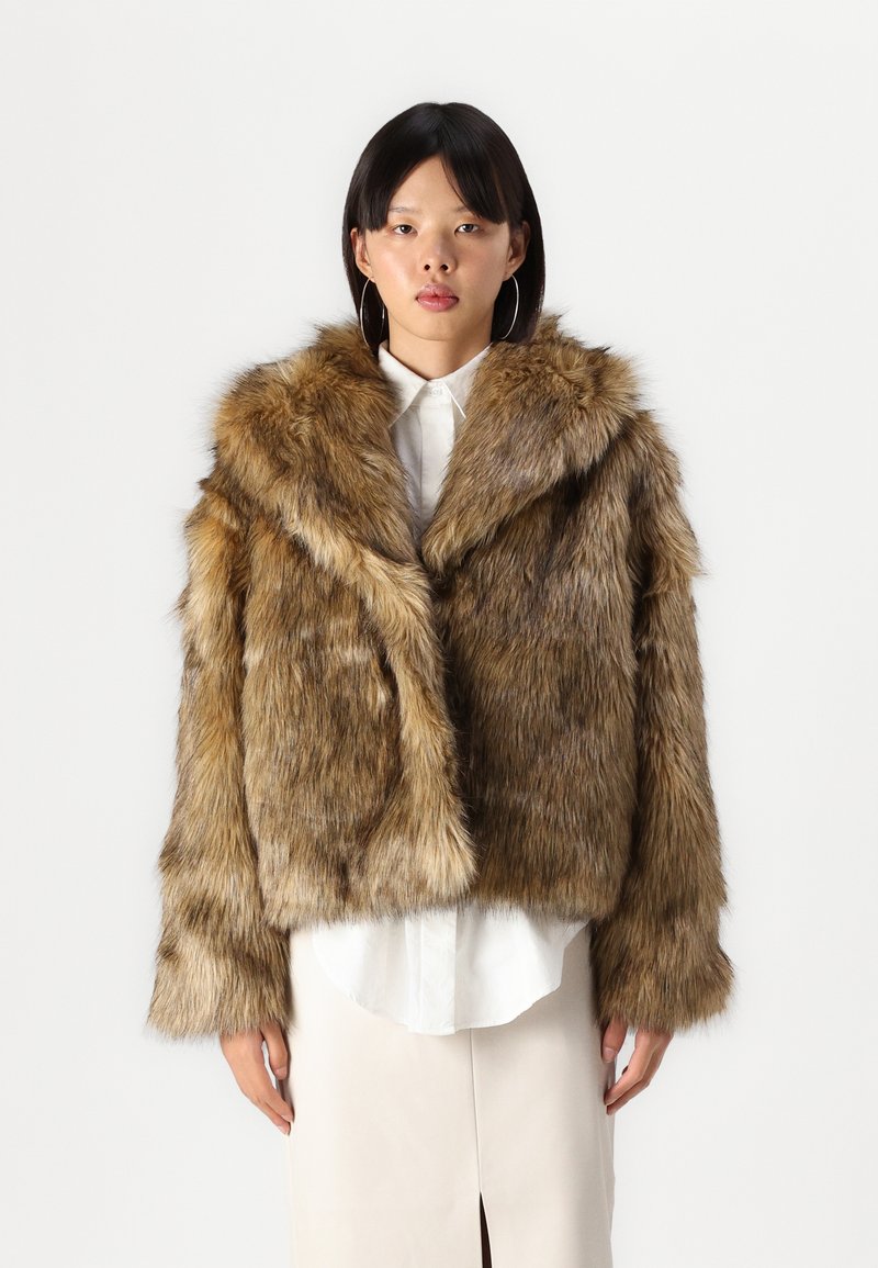 Gina Tricot Kratki kaputi - brown melange