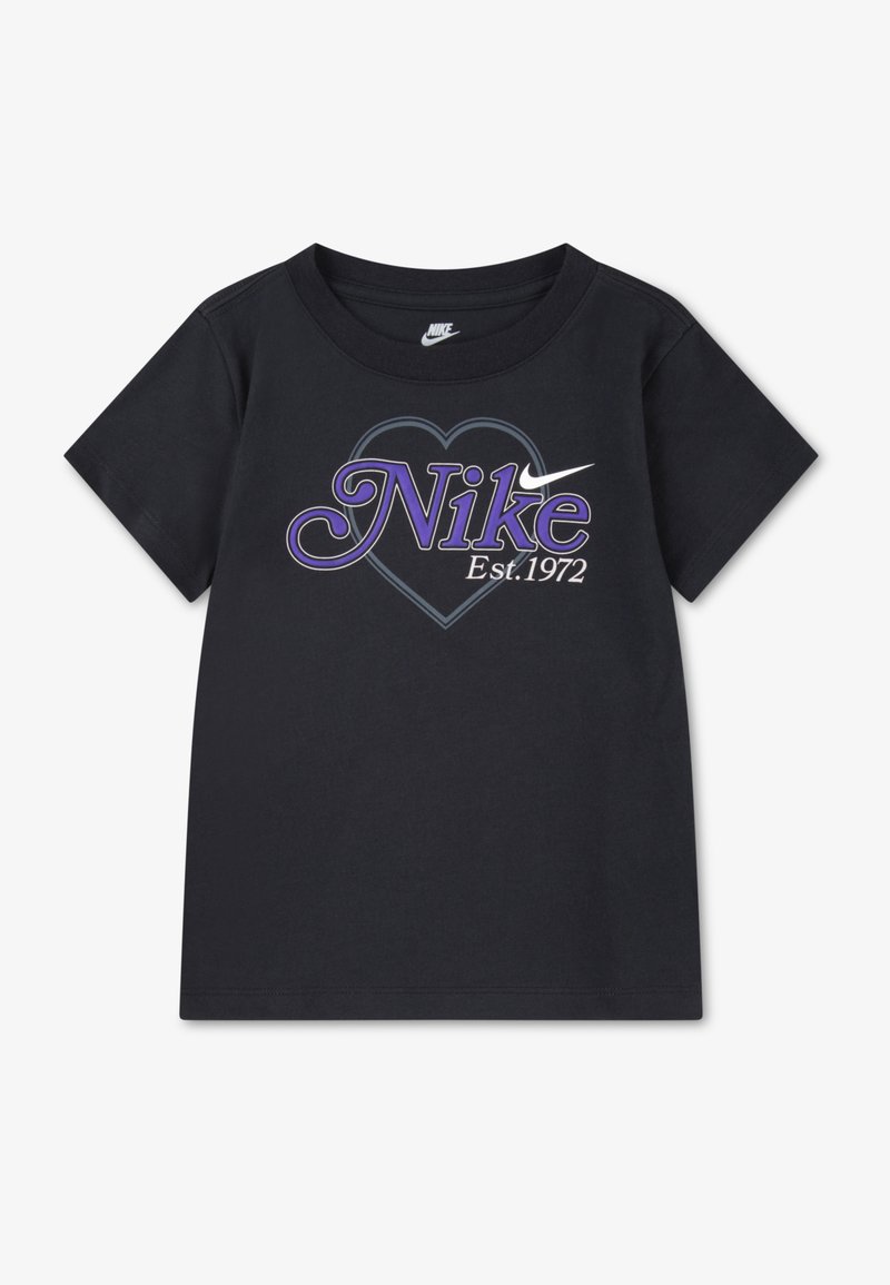 Nike Sportswear VARSITY HEART TEE - T-shirts med print - black