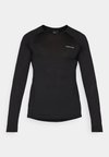 MENS LONG SLEEVE - Pikkade varrukatega topp - black