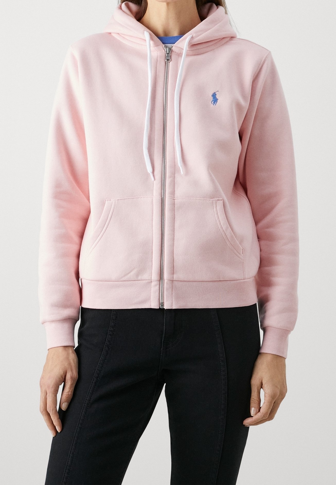 Polo Ralph Lauren Zip-up sweatshirt - pink - (Pre-owned) - Zalando