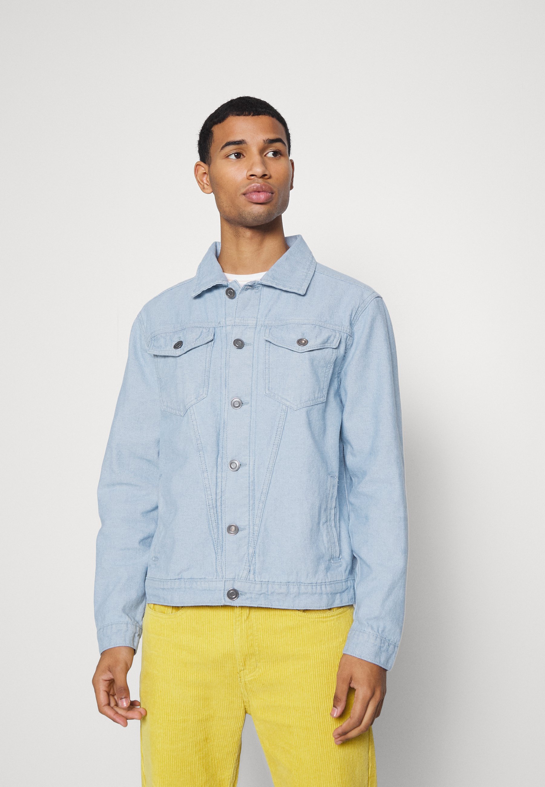 Night Addict Napin Denim Jacket Grey denim, Men's, Size: Small, Grey