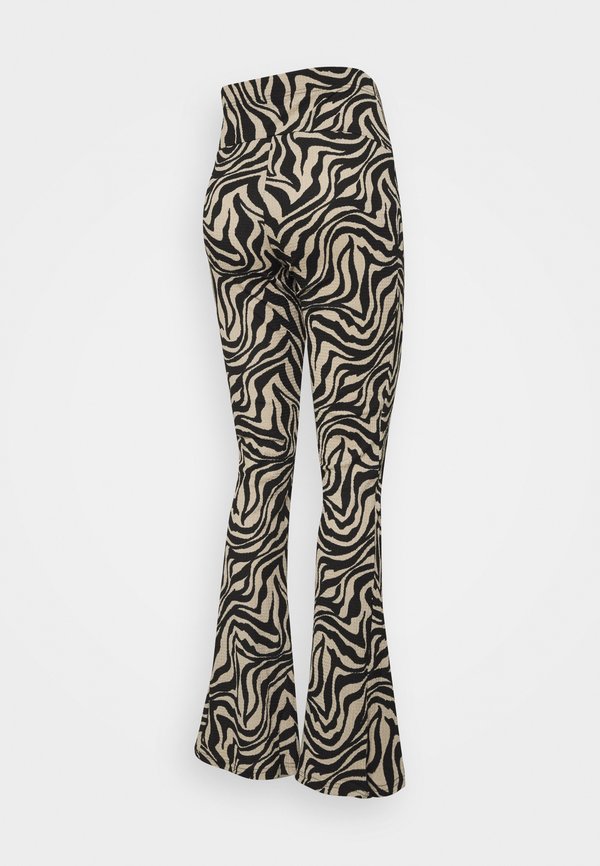 OLMKENYA FLARED PANTS - Trousers - trench coat2