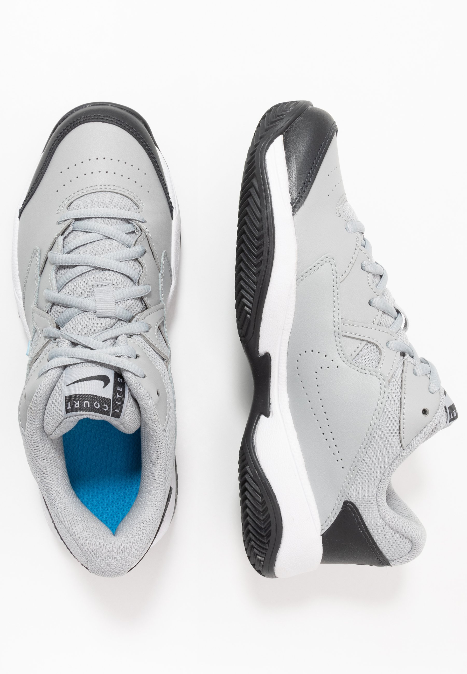 Nike Performance COURT LITE 2 CLAY - Zapatillas de tenis para tierra batida  - light smoke grey/blue hero/off noir/white/gris claro - Zalando.es