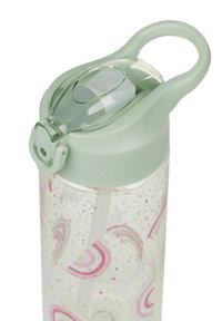 Baagl MIT STROHHALM REGENBOGEN 500 ML - Borraccia - grün