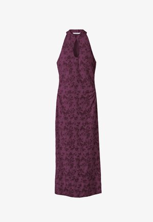 Stradivarius, JACQUARD MIDI DRESS - Robe longue - purple