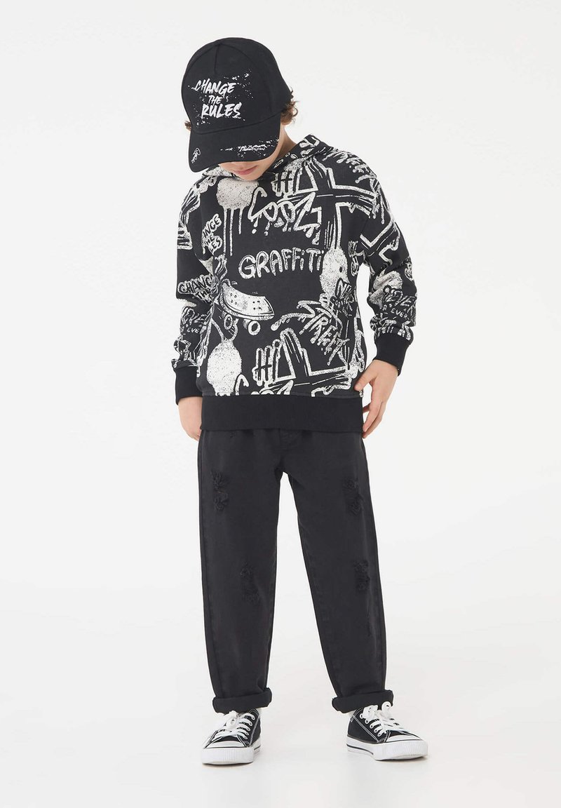 Terranova Jeans baggy - nero