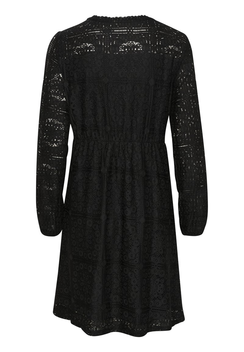 Cream CRTiley Lace - Day dress - pitch black/black
