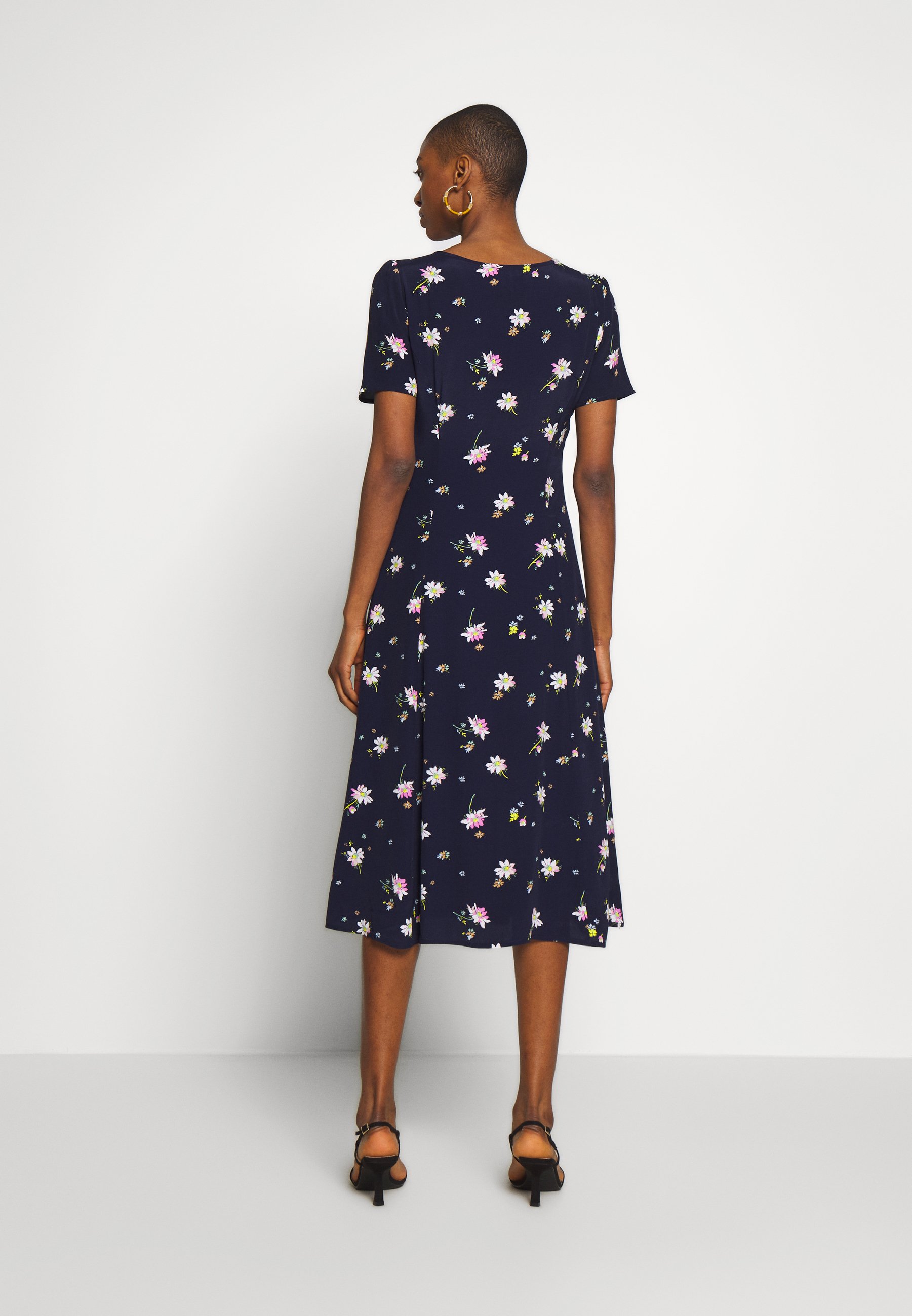 oasis patch print tea dress