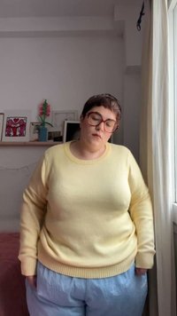 VILA VIRIL O-NECK  - Camisola - pale banana