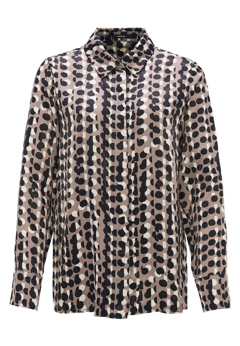 Opus Overhemdblouse taupe
