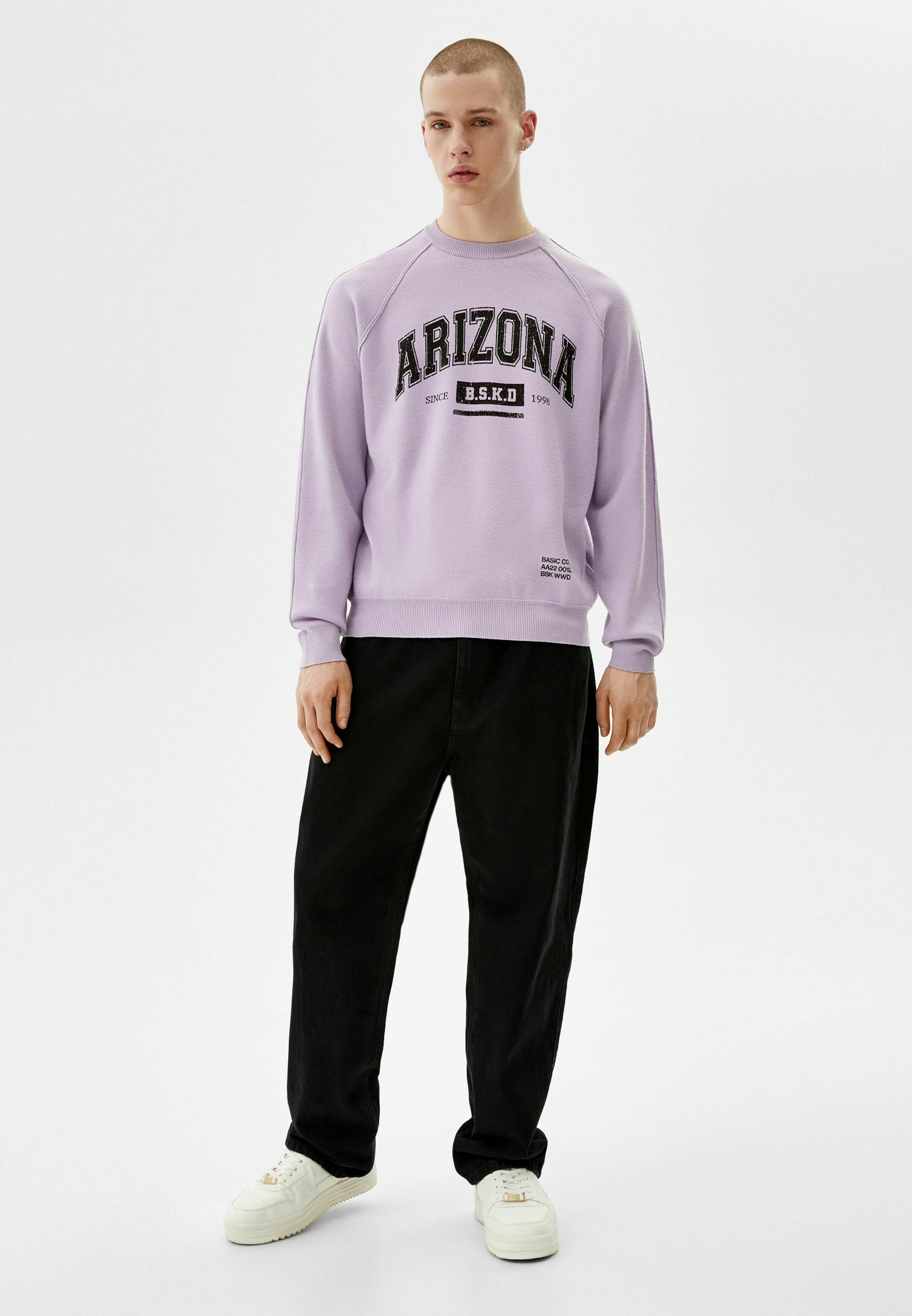 Bershka Maglione - mottled purple/viola screziato - Zalando.it