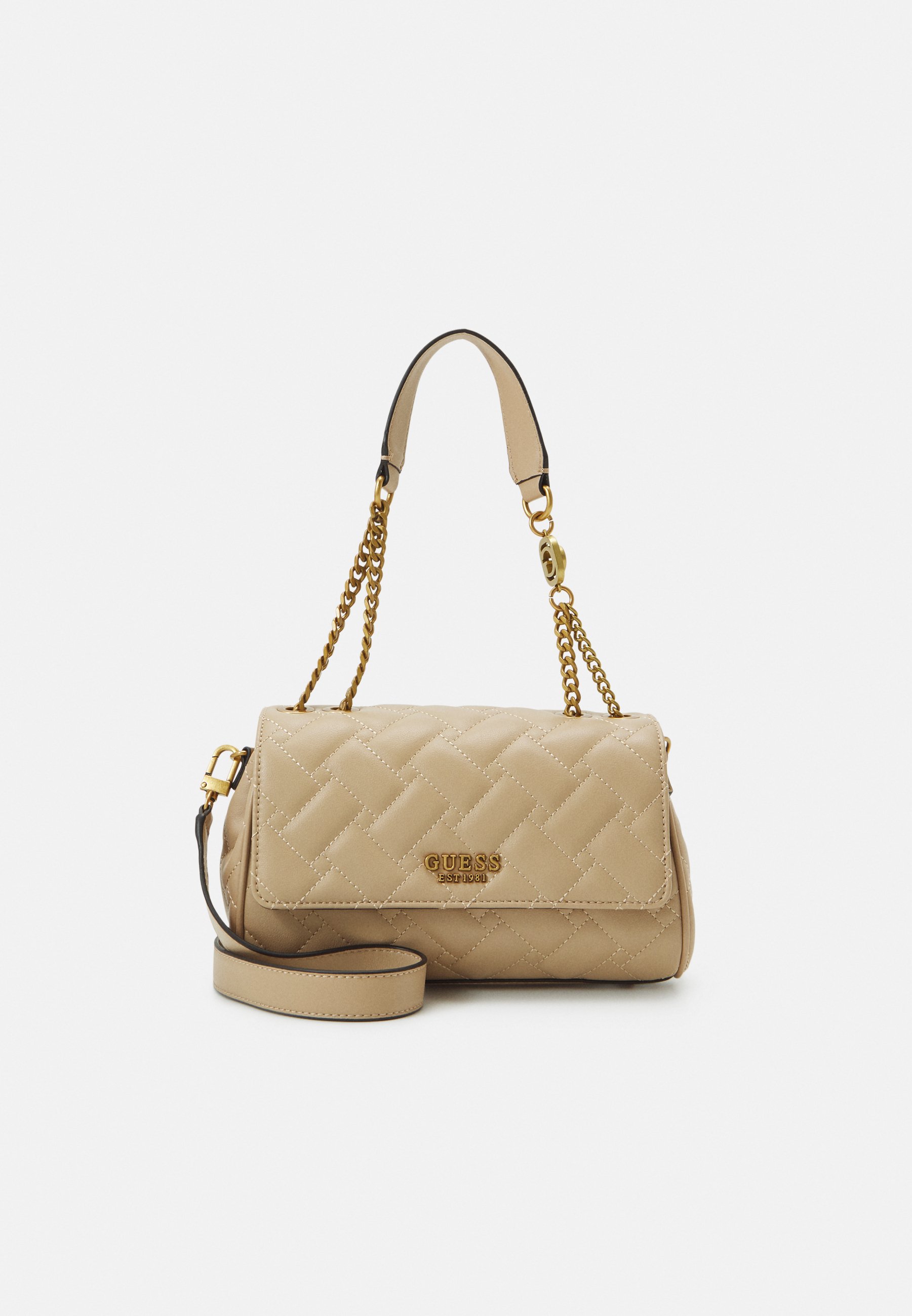 Guess GRACELYNN FLAP Umhängetasche beige - Main Image