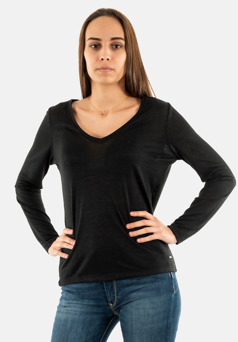 SUN VALLEY PHAYAO - Camiseta de manga larga - noir