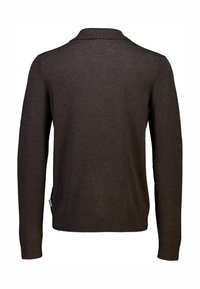 Lindbergh Pikeepaita - dk brown mel