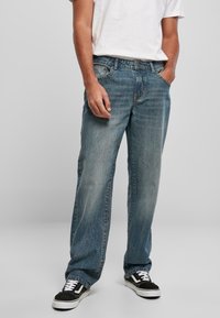 Urban Classics Vaqueros boyfriend - sand destroyed washed