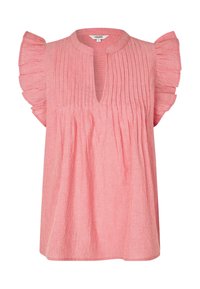 Gemala-M Top - Pink Red Stripe