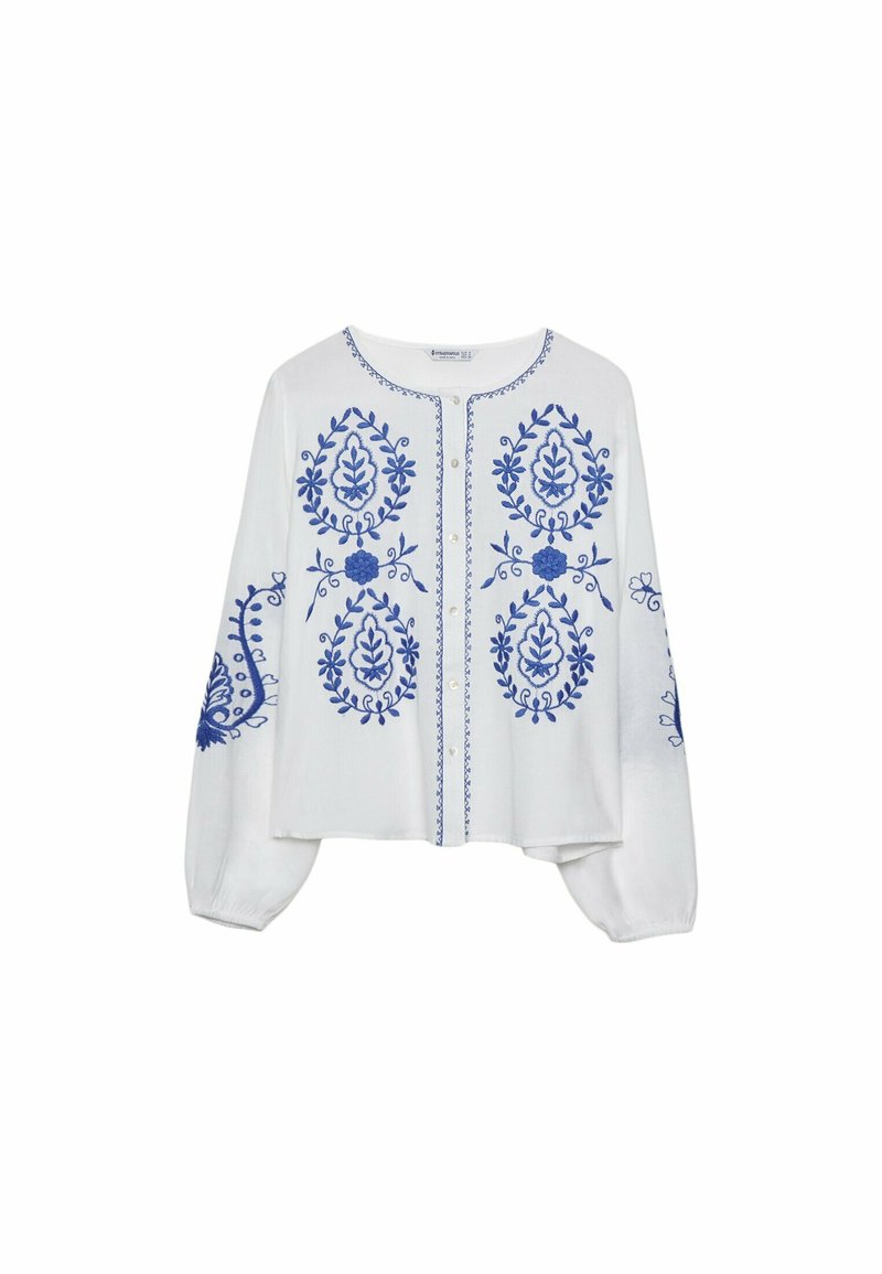Blouse Bleue Et Blanche T.U - Taille Unique, Occasion En Très Bon état