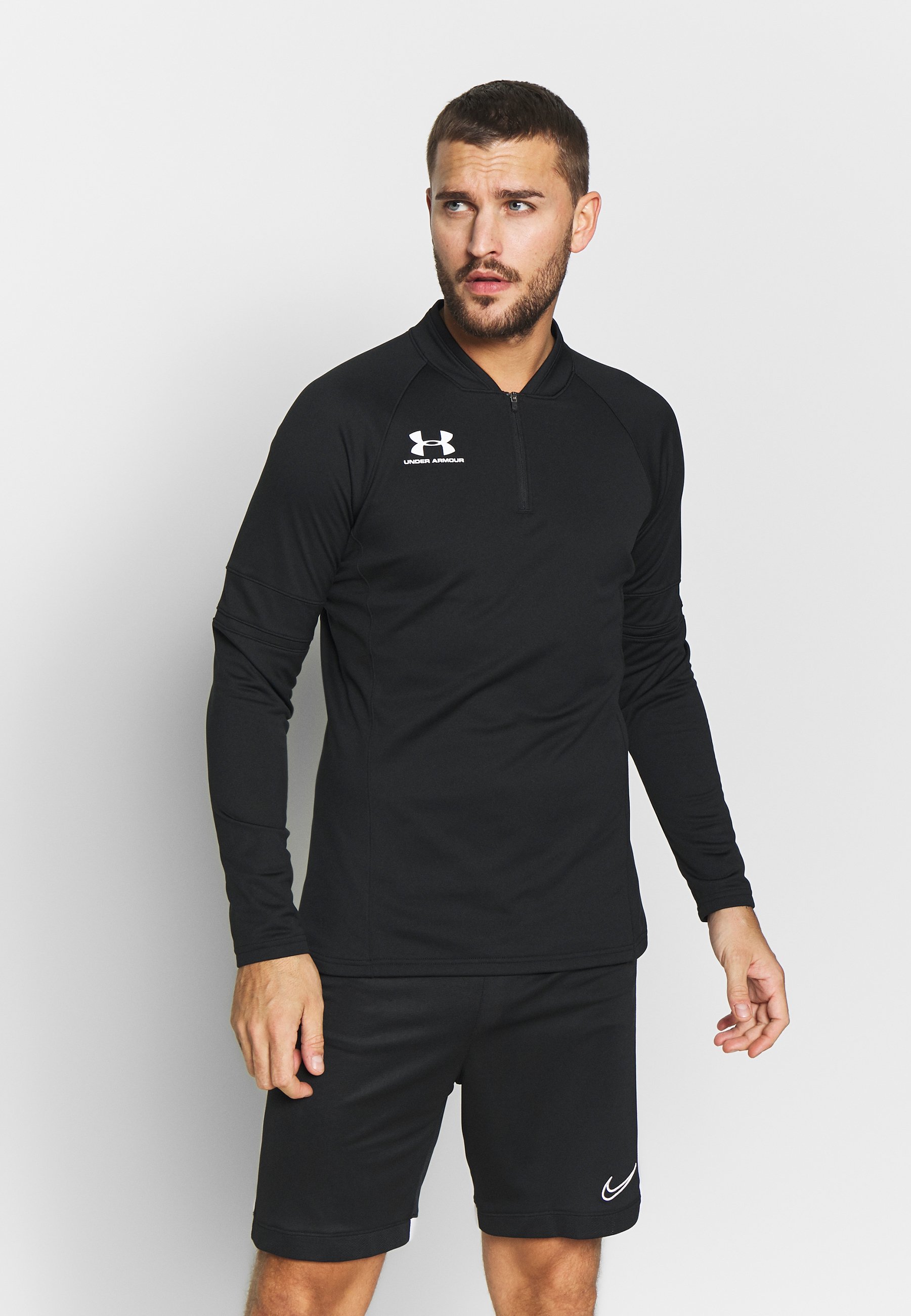 S Under Armour Y Challenger II Midlayer T-Shirt Manches Longues Enfant Noir