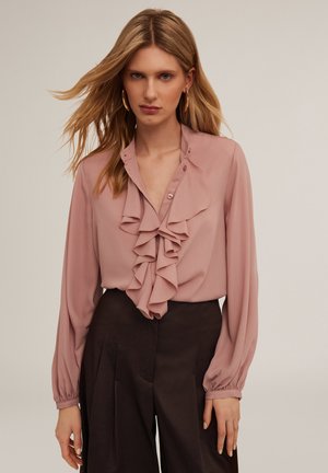 Motivi CON ROUCHES - Button-down blouse - rosa
