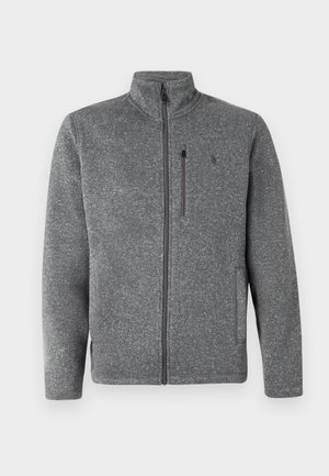 LONG SLEEVE FULL ZIP - Chaqueta de punto - fortress grey heather