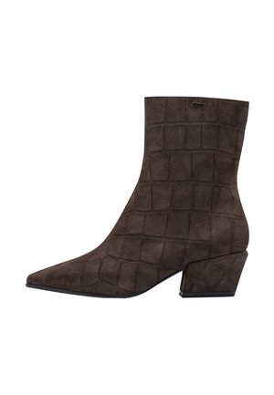 Tamaris, STIEFELETTE - Cowboy-/Bikerstiefelette - cigar struct
