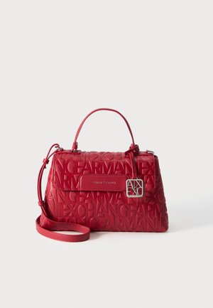 Armani Exchange, TOP HANDLE BAG - Дамска чанта - dark red