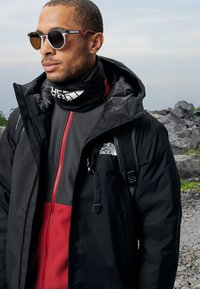 The North Face M GLACIER HEAVYWEIGHT FULL ZIP - Jakna od flisa - garnet red/asphalt grey