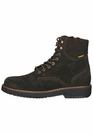 camel active Lace-up ankle boots - dark brown