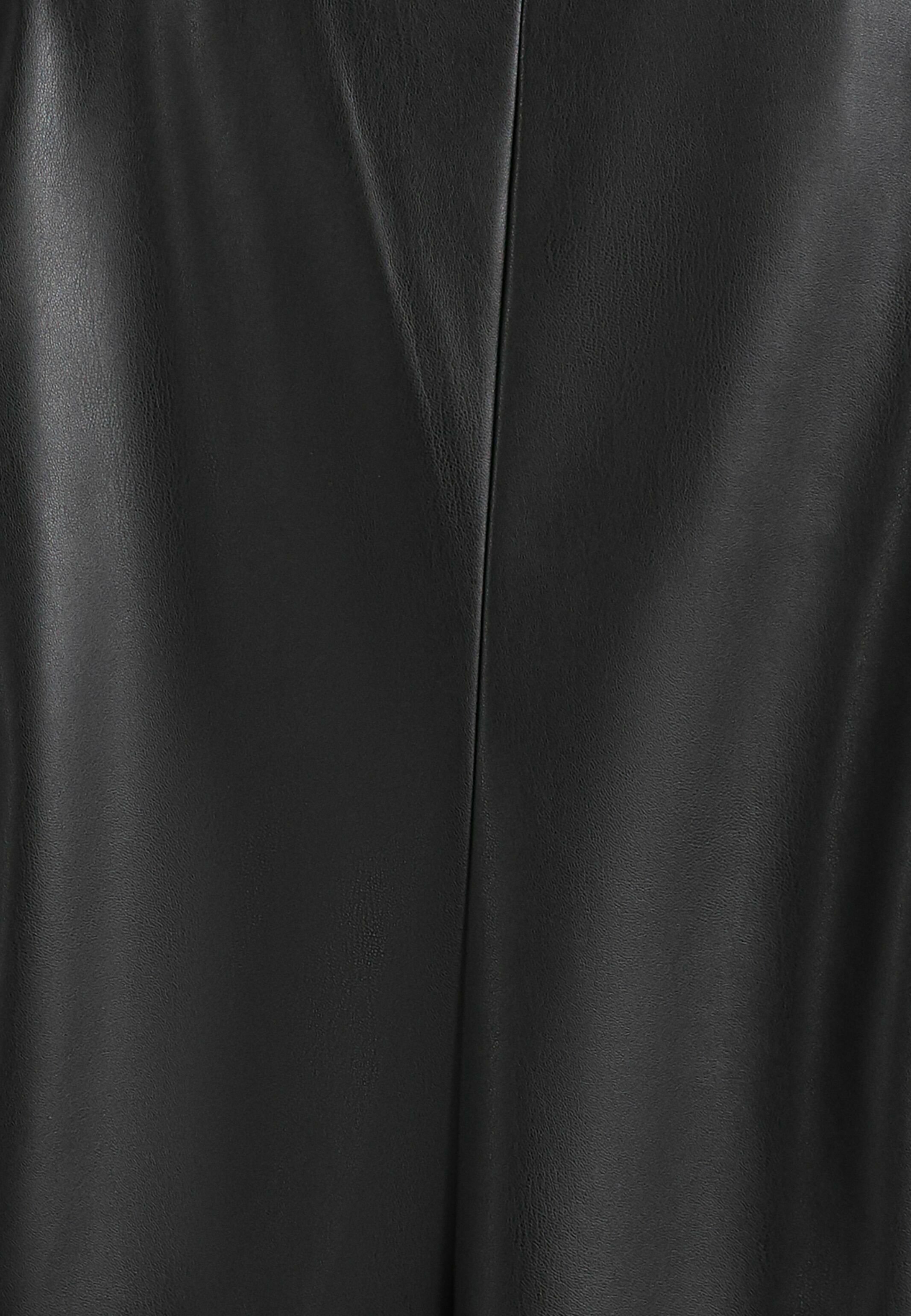 black leather zip up jacket