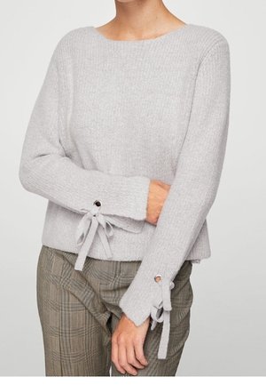 Pullover - mottled grey