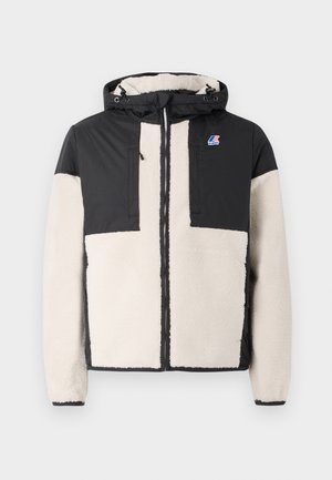 SAMSON UNISEX - Flísová bunda - black pure/ecru
