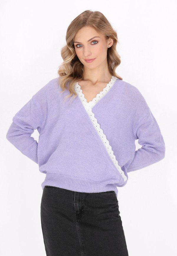 Strickpullover - light lavender