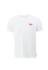 Levi's® GRAPHIC TEES 3 PACK - T-shirt basique - white/medium heather grey/dress blues
