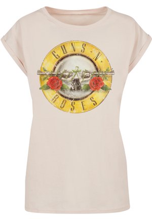 GUNS 'N' ROSES VINTAGE CLASSIC LOGO - Print T-shirt - whitesand