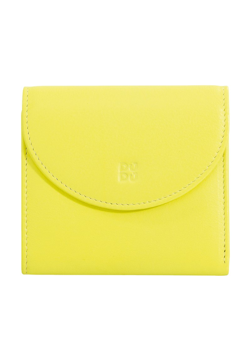 DUDU MORBIDA PICCOLO CERNIERA POSTERIORE PER MONETE CON CHIUSURA A COLORATO - Monedero - citrus yellow