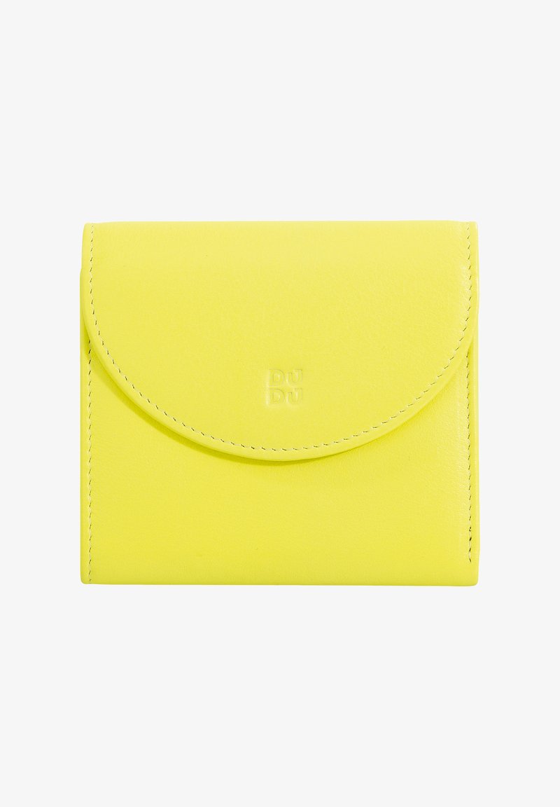 DUDU MORBIDA PICCOLO CERNIERA POSTERIORE PER MONETE CON CHIUSURA A COLORATO - Monedero - citrus yellow