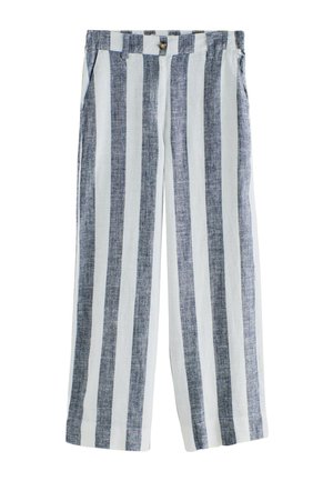 Next Bukser - blue ecru stripe