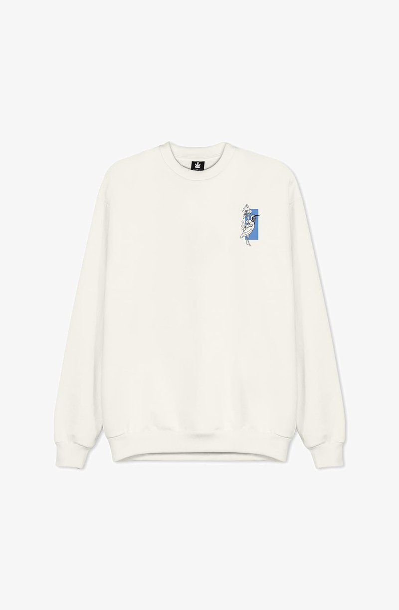 Kaotiko CREW KOI UNISEX - Sportinis megztinis - ivory