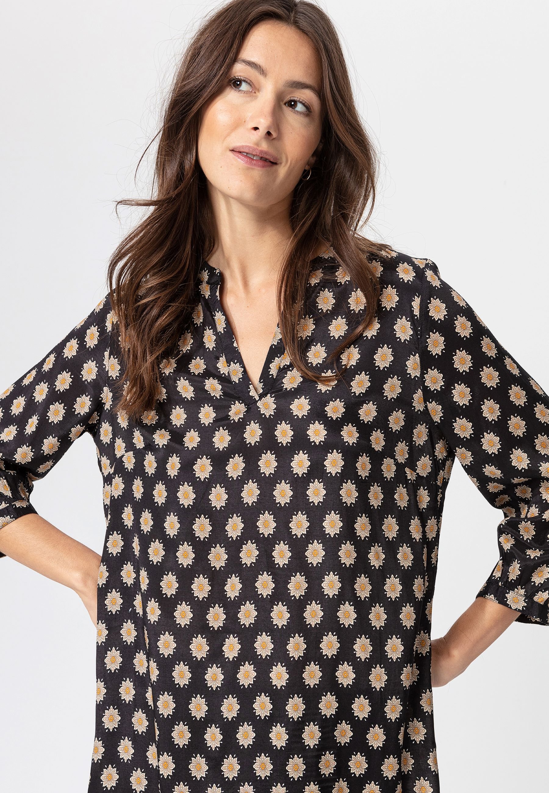 Indiska CRYSTAL - Tunic - black 