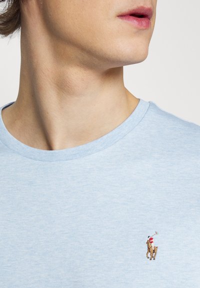 Polo Ralph Lauren CUSTOM SLIM FIT SOFT COTTON T-SHIRT - T-shirt básica - elite blue heather
