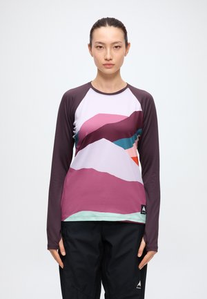 Burton WOMENS ROADIE TECH CREW - Caraco - horizon/bear hug brown
