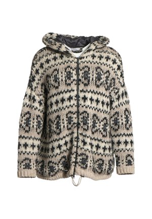 Brunello Cucinelli Chaqueta de punto - beige black
