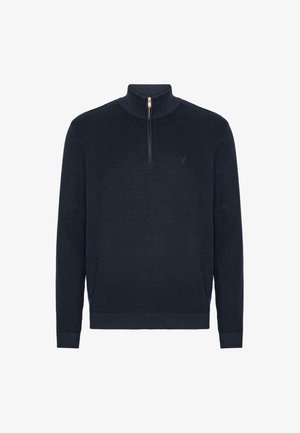 Clean Cut Copenhagen OSCAR HALF-ZIP  - Jumper - navy